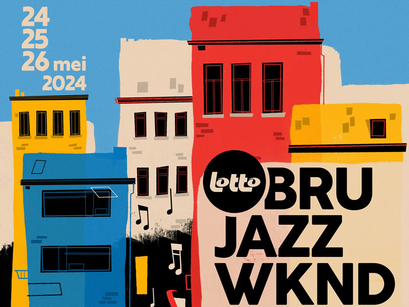 Le visuel du Lotto Brussels Jazz Weekend 2024 !